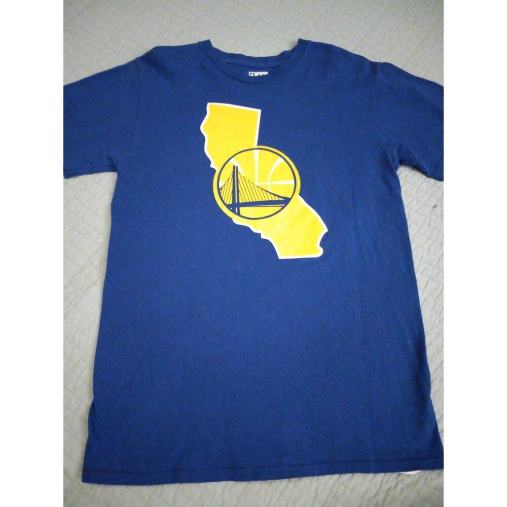 Mens Small Majestic Blue Golden State Warriors Nba Stephen Curry T Shirt
